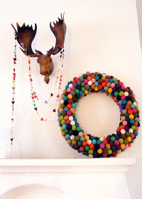 winter holiday decorations garland idea