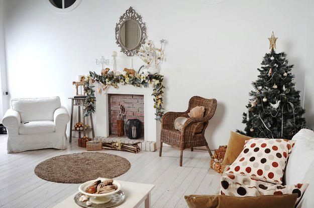 winter holiday decorations garland idea