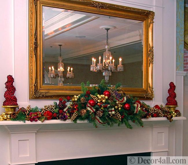 winter holiday decorations garland idea