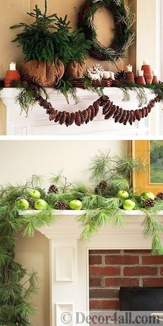 winter holiday decorations garland idea