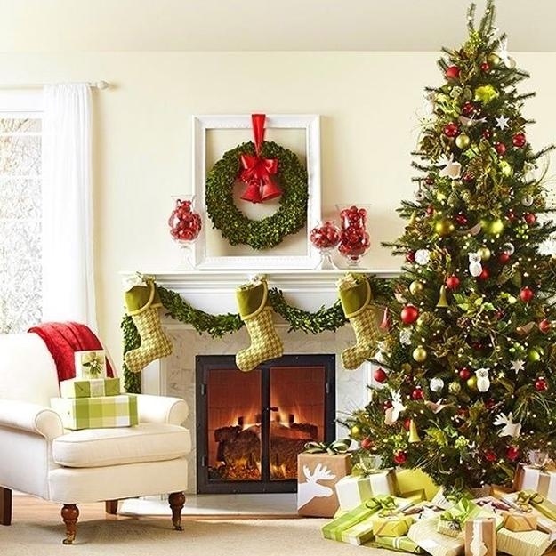 winter holiday decorations garland idea