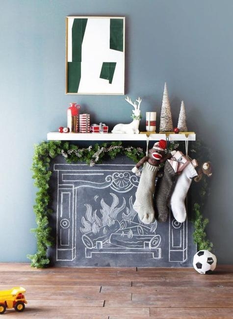 winter holiday decorations garland idea