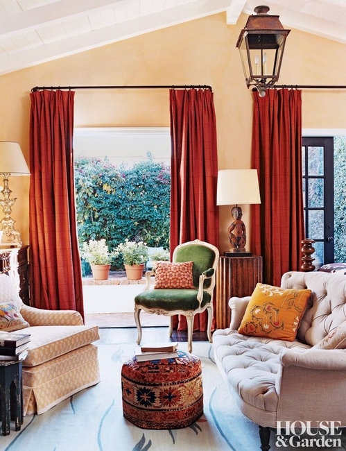 warm colors home decorating ideas