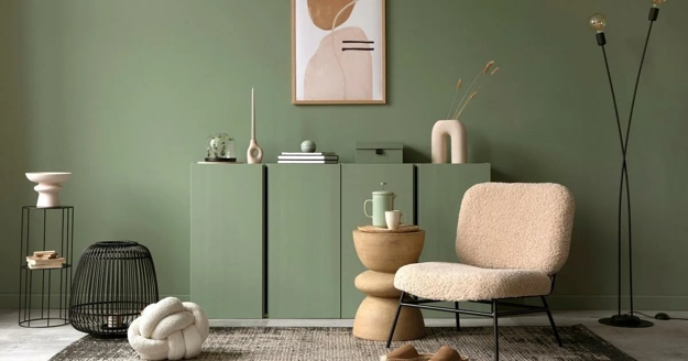 modern greens home decorating ideas