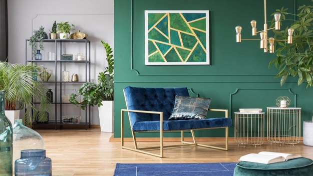 modern greens home decorating ideas