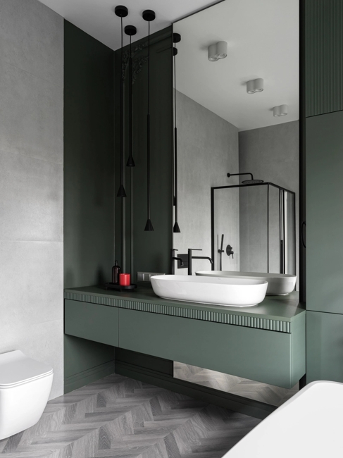 modern greens home decorating ideas