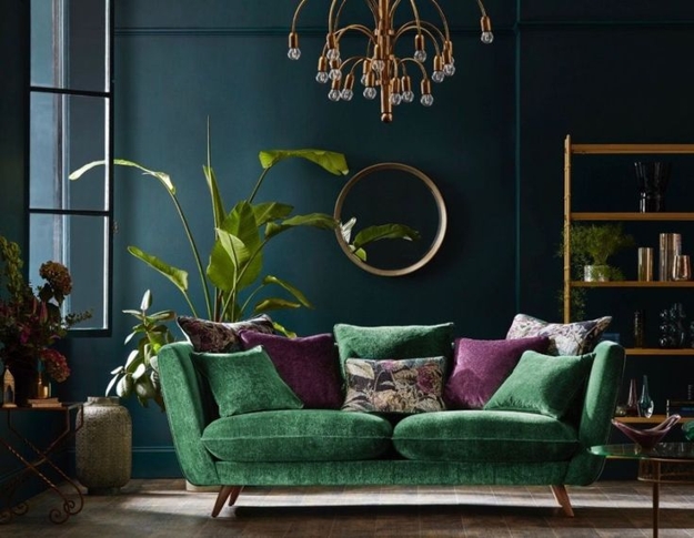 modern greens home decorating ideas