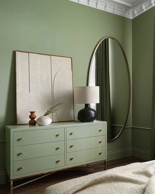 modern greens home decorating ideas