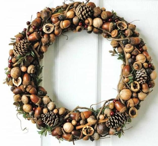 acorn wreath