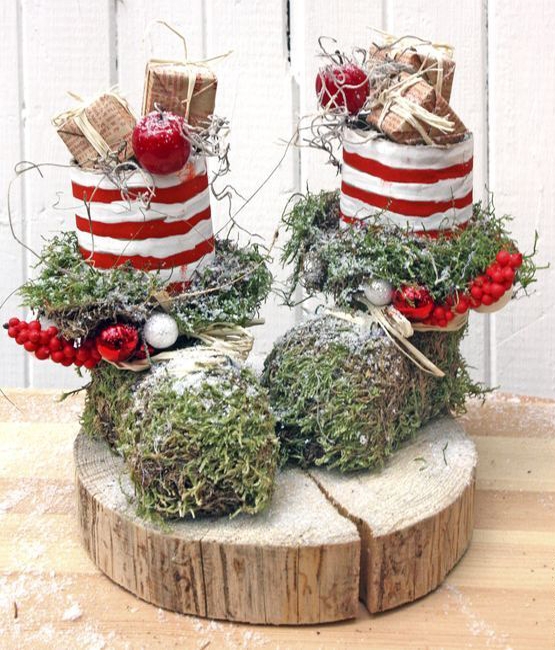 winter holiday decor craft ideas
