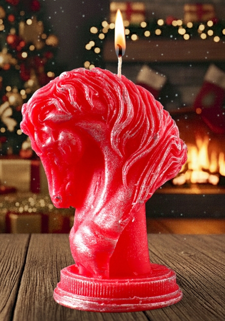 red horse candle
