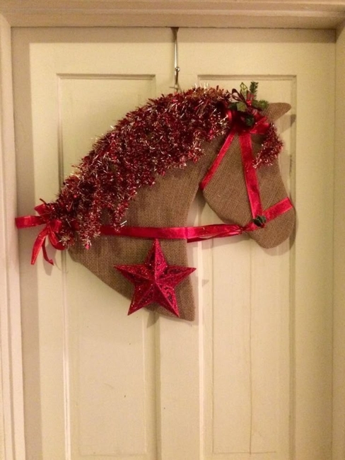 horse winter holiday decorations
