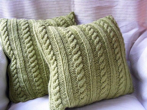 winter decorating craft ideas knitted pillow patterns