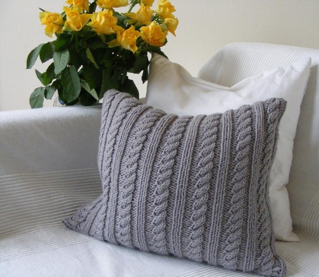 winter decorating craft ideas knitted pillow patterns