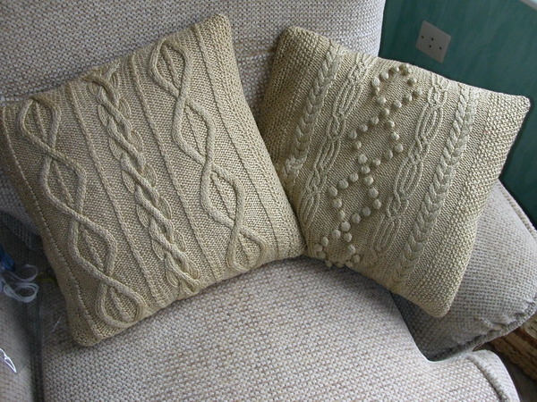 winter decorating craft ideas knitted pillow patterns
