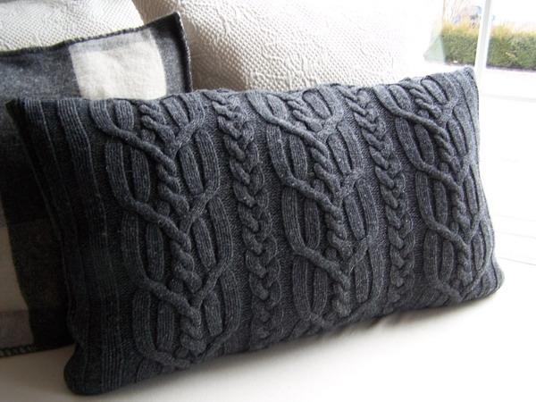 winter decorating craft ideas knitted pillow patterns