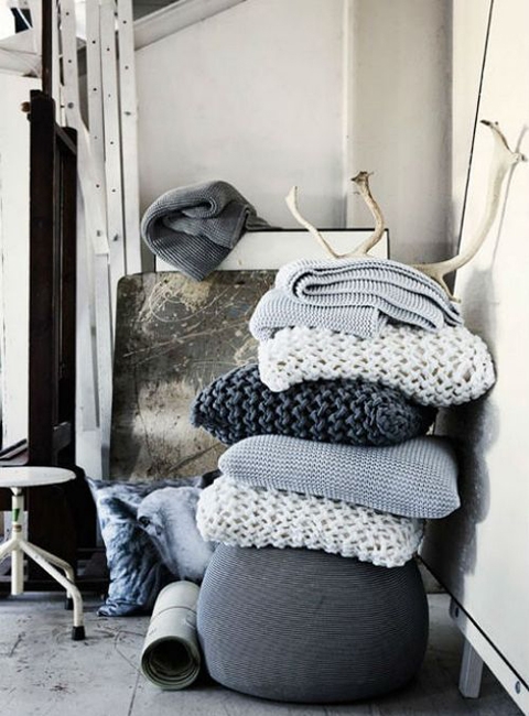 winter decorating craft ideas knitted pillow patterns