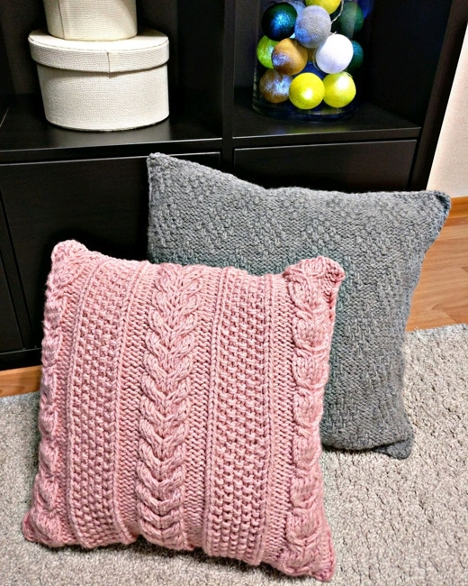 winter decorating craft ideas knitted pillow patterns