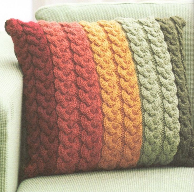 colorful decorative pillow stripes pattern