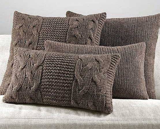 winter decorating craft ideas knitted pillow patterns