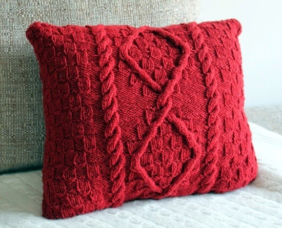 winter decorating craft ideas knitted pillow patterns