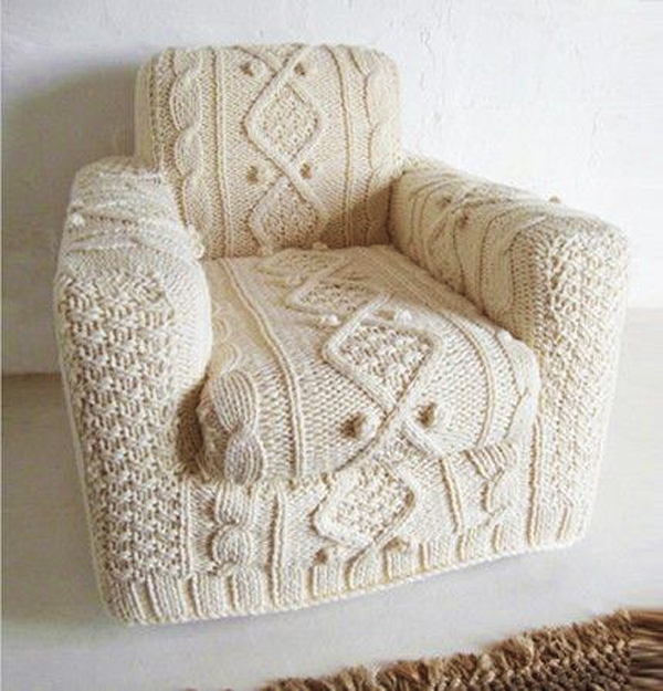 knitted furnishings handmade designs warm room decor