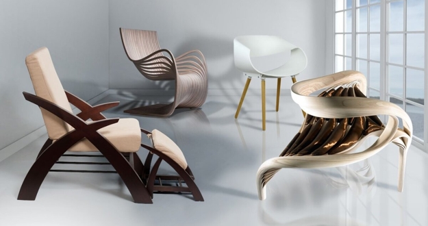 sculptured chairs