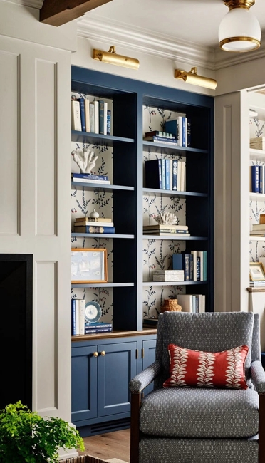 classic wall shelf decoration