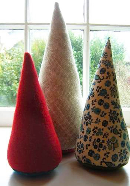 several tabletop holiday trees crafts winter decorating ideas