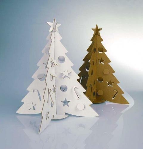 several tabletop holiday trees crafts winter decorating ideas
