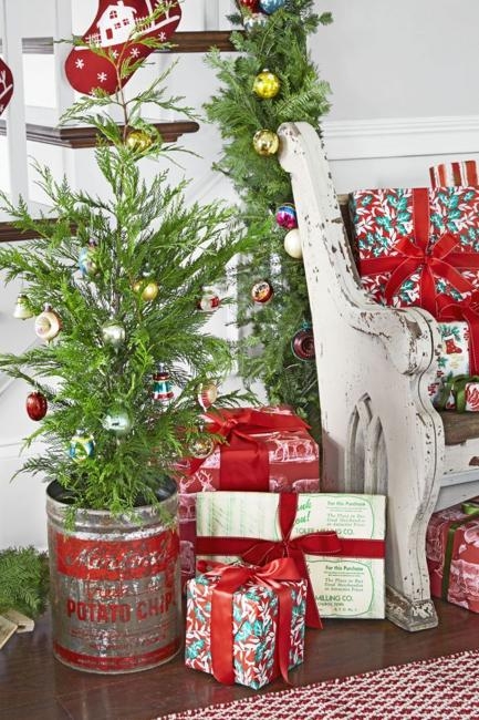 several tabletop holiday trees crafts winter decorating ideas
