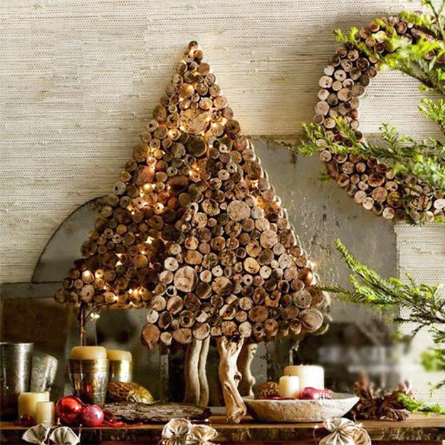 several tabletop holiday trees crafts winter decorating ideas