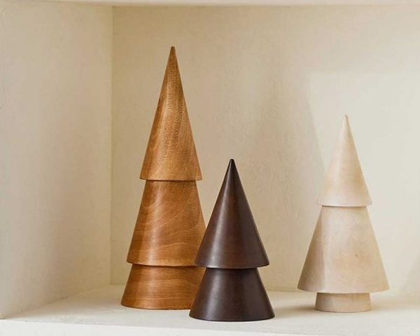 several tabletop holiday trees crafts winter decorating ideas