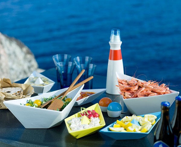 nautical themed tableware design