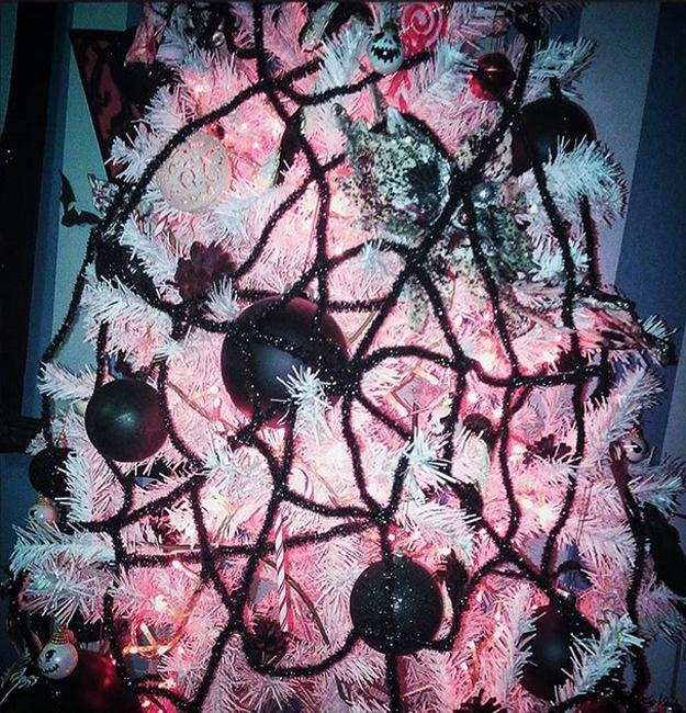 pink christmas colors home decorating ideas