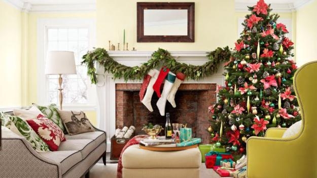 pink christmas colors home decorating ideas