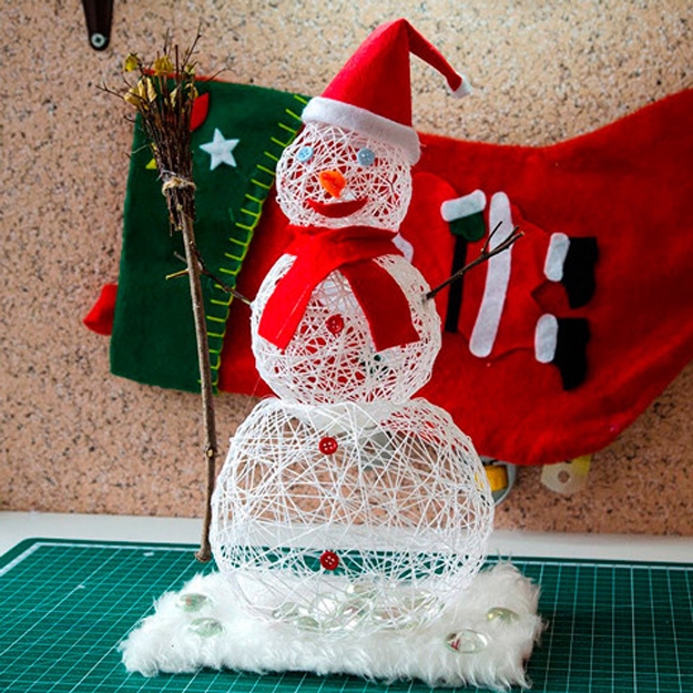 thread snowman