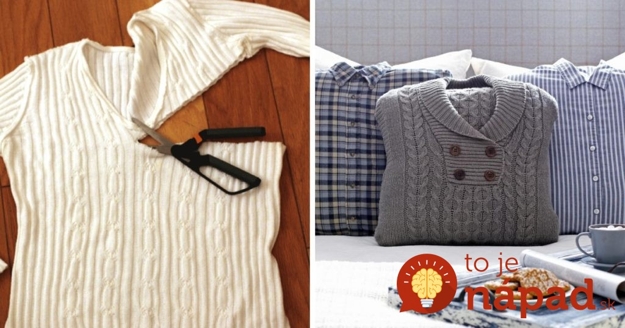 recycled crafts knitted pillow designs