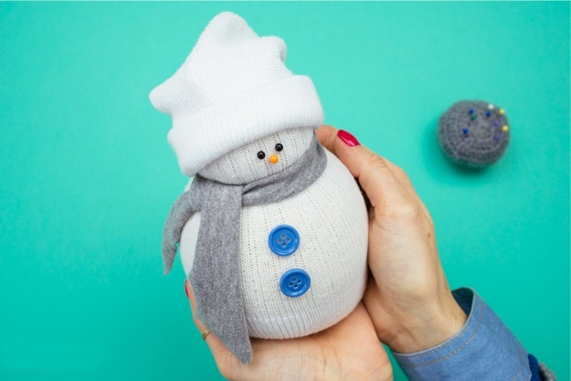 snowman recycled crafts