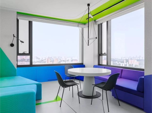 purple interior design