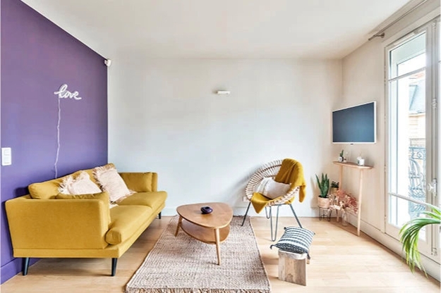 purple interior design