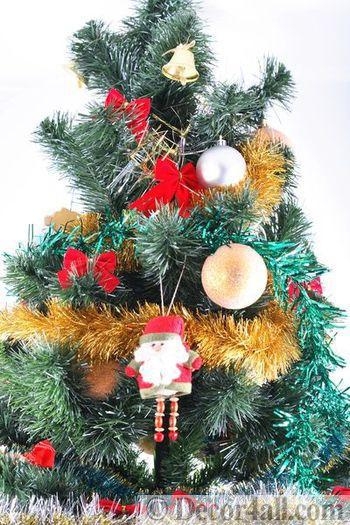 santa themed decor winter holidays