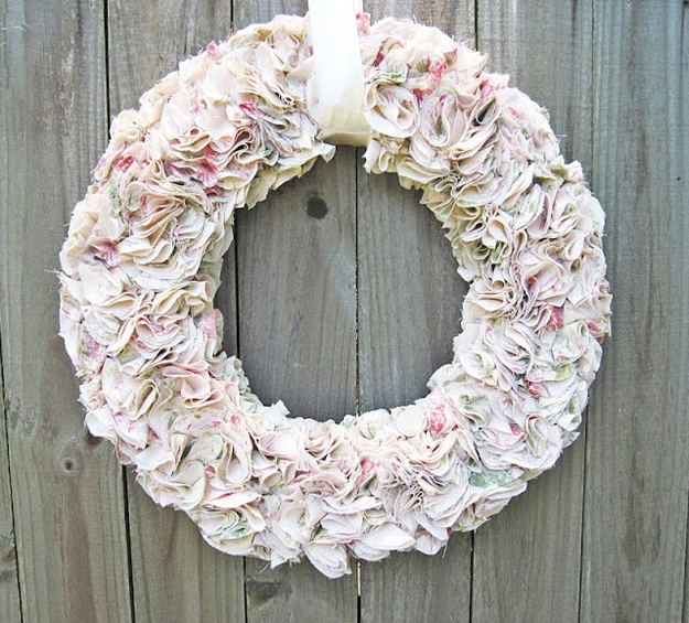 white pink handmade decorations