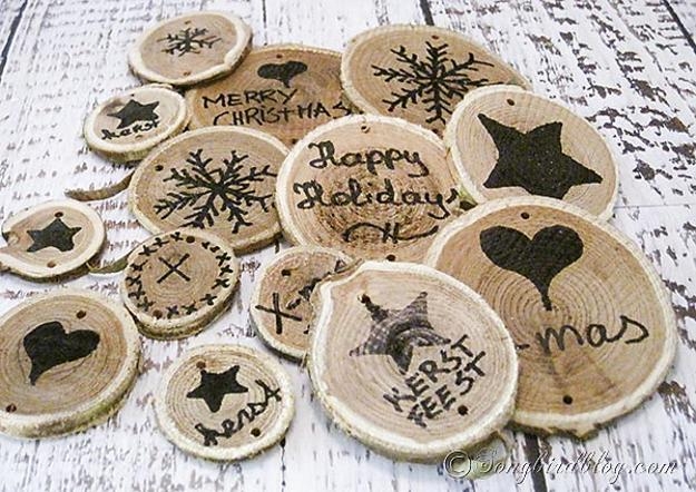 woodcraft winter holiday decorations