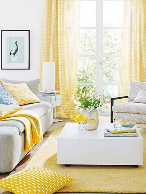 yellows home decorating ideas