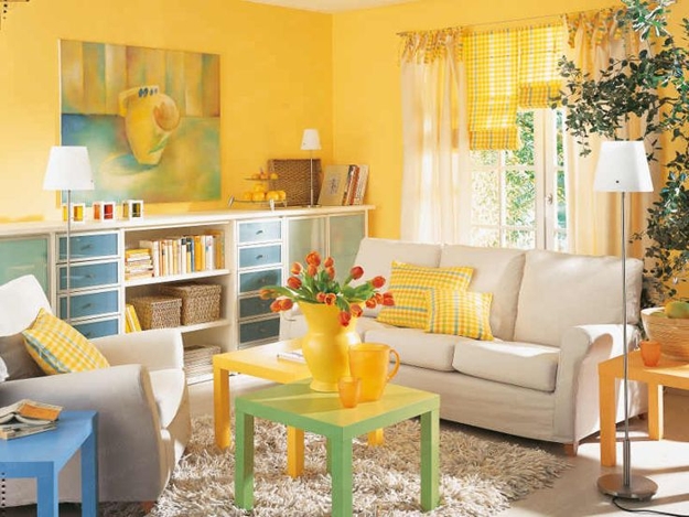 yellows home decorating ideas