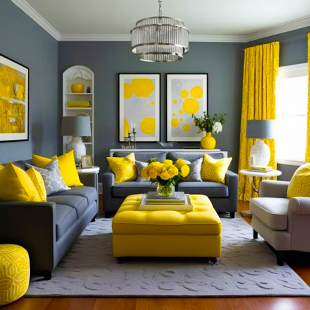 yellows home decorating ideas