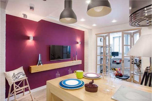 vibrant accents modern room decorating