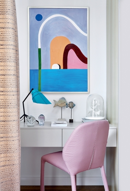 vibrant accents modern room decorating