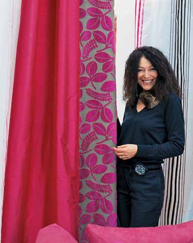 colorful home textiles prints interior decorating